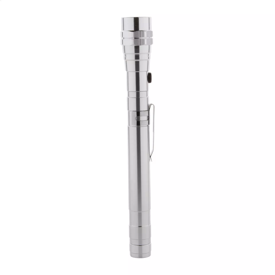 Giraffe zilver  uitschuifbare zaklamp 