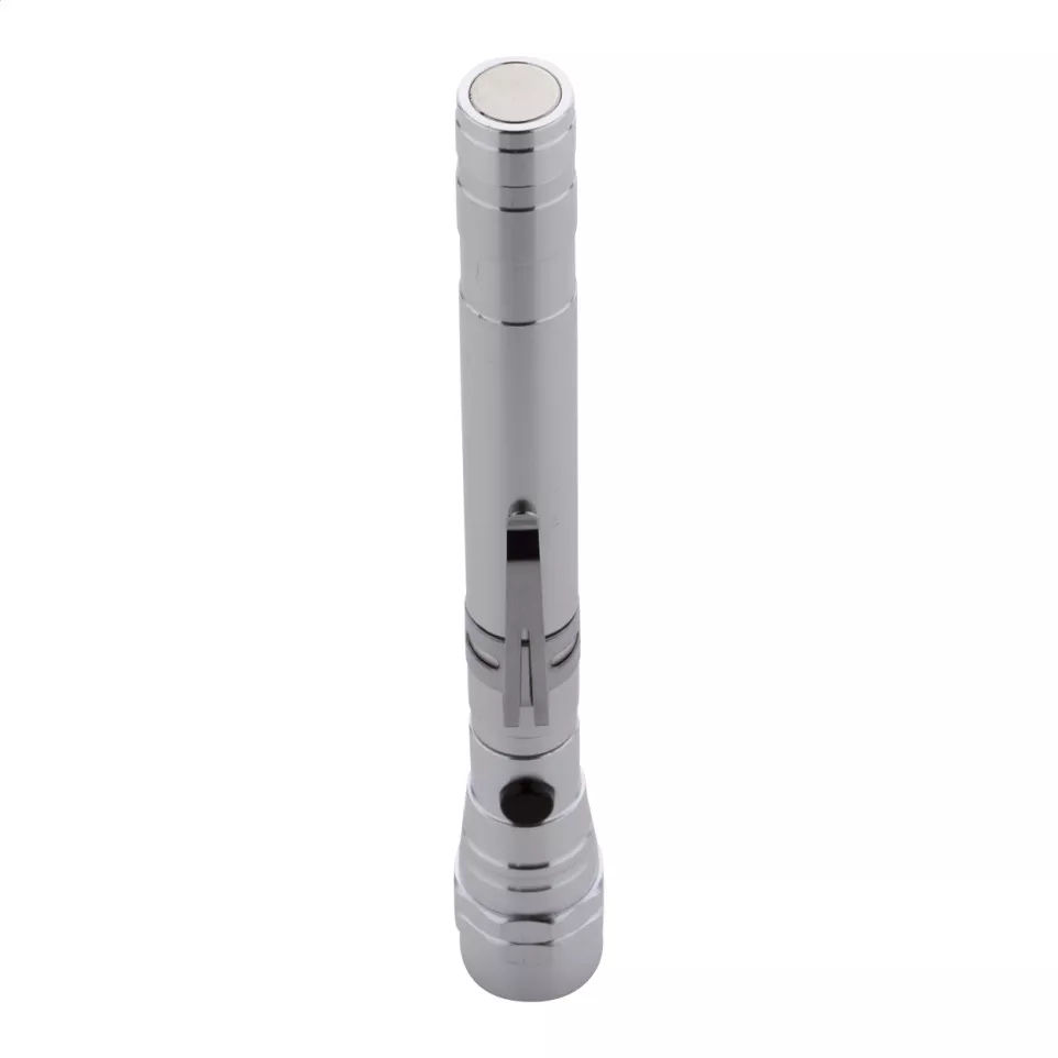 Giraffe zilver  uitschuifbare zaklamp 