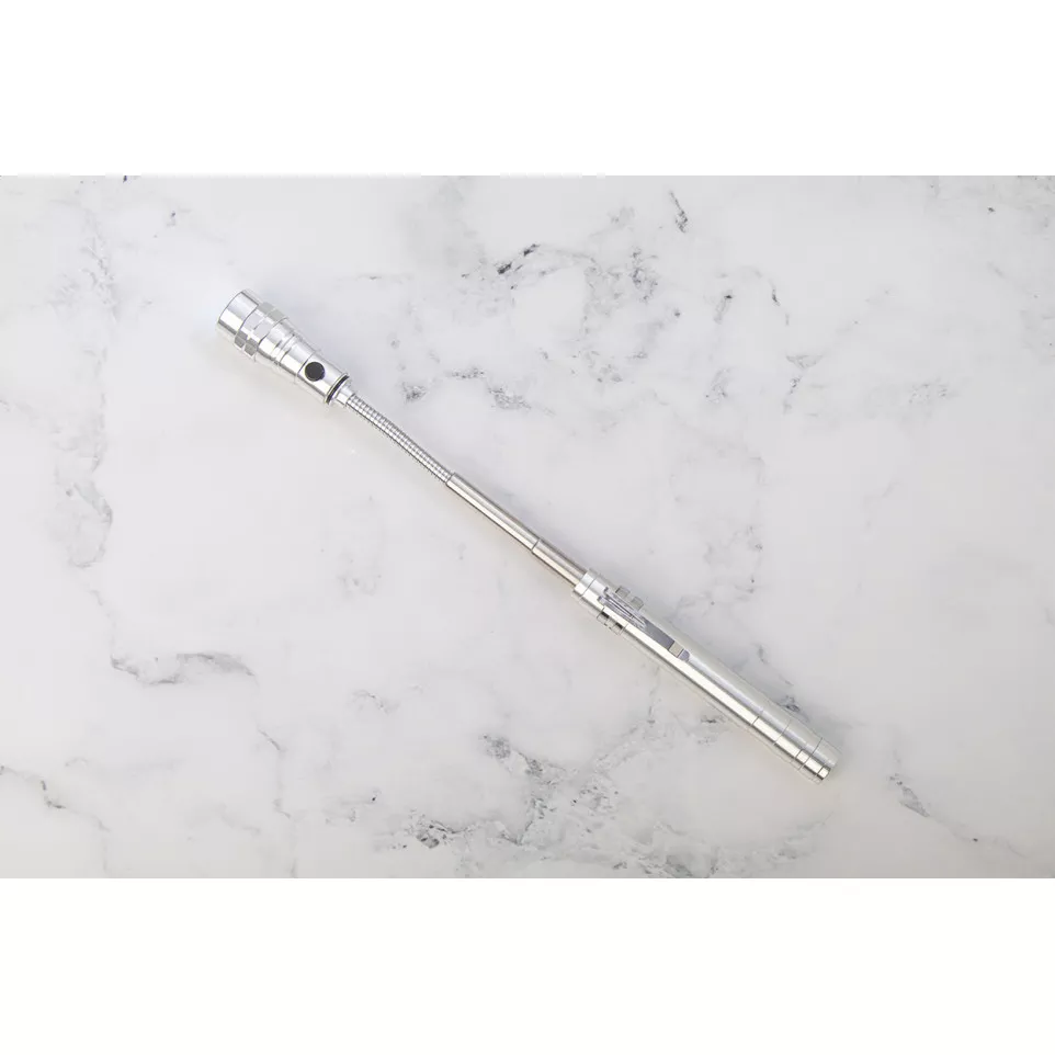 Giraffe zilver  uitschuifbare zaklamp 