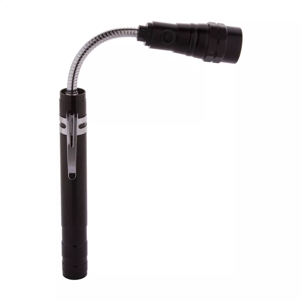 Giraffe zwart  uitschuifbare zaklamp 