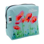 CreaBeauty Square M black white custom cosmetic bag 