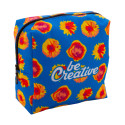 CreaBeauty Square M noir blanc Trousse de maquillage personnalisée 