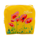 CreaBeauty Square M white  custom cosmetic bag 