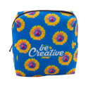 CreaBeauty Square S noir blanc Trousse de maquillage personnalisée 