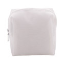 CreaBeauty Square S white  custom cosmetic bag 