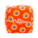 CreaBeauty Square S white  custom cosmetic bag 