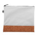 CreaBeauty Cork L RPET black natural custom cosmetic bag 