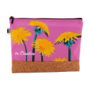 CreaBeauty Cork L RPET noir naturelle Trousse de maquillage personnalisée 