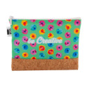 CreaBeauty Cork M RPET white natural custom cosmetic bag 