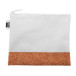 CreaBeauty Cork M RPET white natural custom cosmetic bag 