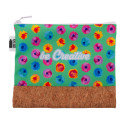 CreaBeauty Cork M RPET wit natuurlijk custom made make-up tas 