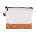 CreaBeauty Cork S RPET black natural custom cosmetic bag 