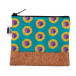 CreaBeauty Cork S RPET zwart natuurlijk custom made make-up tas 