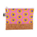 CreaBeauty Cork S RPET wit natuurlijk custom made make-up tas 