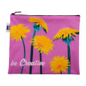 CreaBeauty L RPET noir blanc Trousse de maquillage personnalisée 