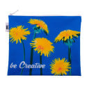 CreaBeauty L RPET white  custom cosmetic bag 