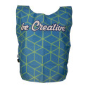 CreaTeam zwart wit custom made RPET-sportvest 