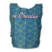 CreaTeam noir blanc Chasuble de sport RPET personnalisé 