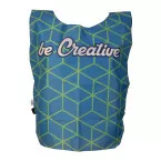 CreaTeam noir blanc Chasuble de sport RPET personnalisé 