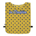 CreaTeam noir blanc Chasuble de sport RPET personnalisé 