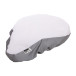 CreaRide Reflect white  custom RPET bicycle seat cover 