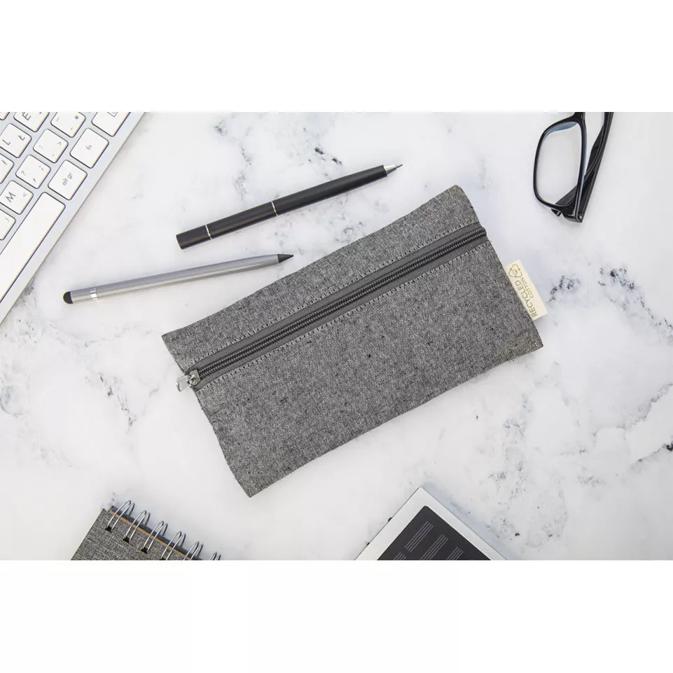 Pambuk grey  pen case 