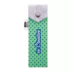 CreaFelt Pen B wit grijs custom made pennenetui 