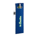 CreaFelt Pen A wit grijs custom made pennenetui 