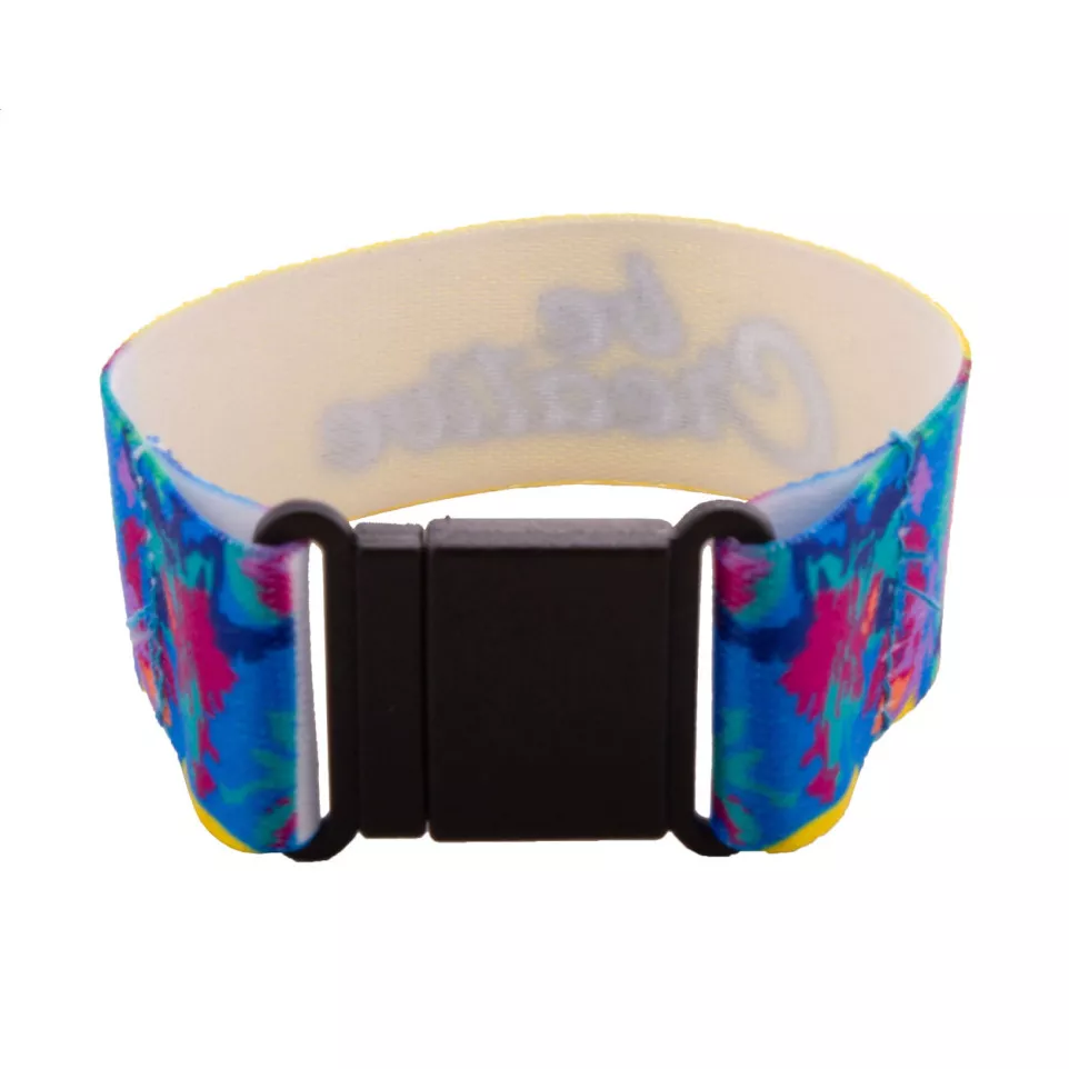 Mojo RPET blanc  bracelet sur mesure 