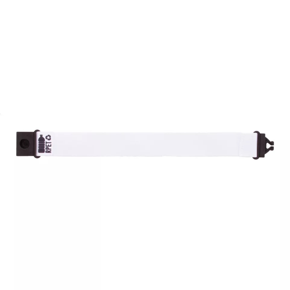 Mojo RPET white  custom bracelet 