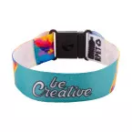 Mojo RPET blanc  bracelet sur mesure 