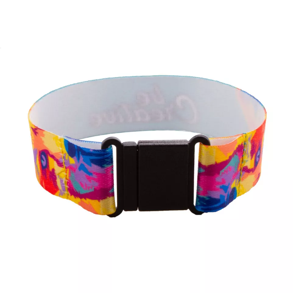 Mojo RPET blanc  bracelet sur mesure 