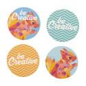 WooBadge natuurlijk  cutsom made magnetische badge 