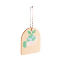 EcoRing natural  keyring, Earth 