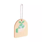 EcoRing natural  keyring, Earth 