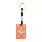 Woody Plus D zwart natuurlijk custom made sleutelhanger 