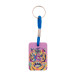 Woody Plus D blauw natuurlijk custom made sleutelhanger 