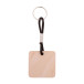 Woody Plus C black natural custom keyring 