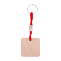 Woody Plus C rouge naturelle Porte-clés personnalisé 