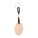 Woody Plus B zwart natuurlijk custom made sleutelhanger 