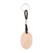 Woody Plus B black natural custom keyring 