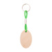 Woody Plus B groen natuurlijk custom made sleutelhanger 
