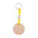 Woody Plus A geel natuurlijk custom made sleutelhanger 