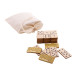 Maltese natural  custom dominoes 