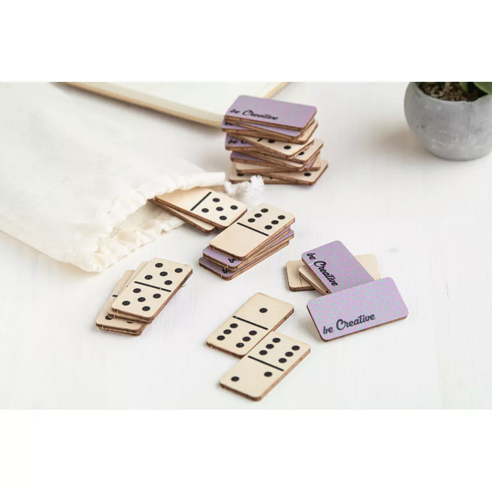 Maltese natural  custom dominoes 