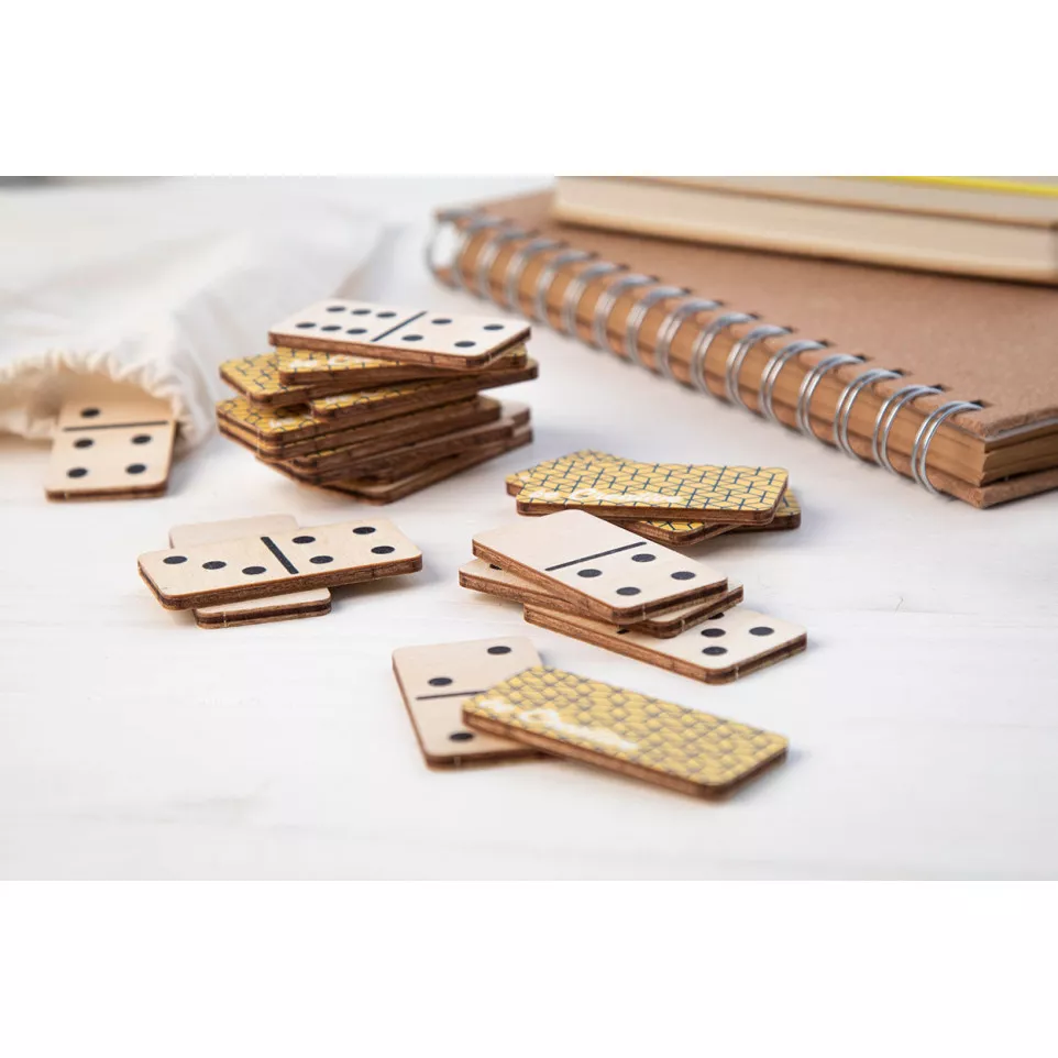 Maltese natural  custom dominoes 
