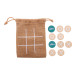 JUX Creative natural  tic-tac-toe 