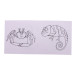 ColoBook blanc  Album de coloriage personnalisé, animaux 