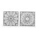 Coloxil 12 white  custom colouring set, mandala 