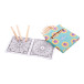 Coloxil 12 white  custom colouring set, mandala 